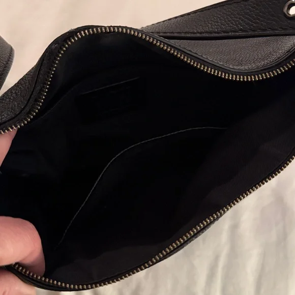 Coach Pebbled Black Crossbody Bag - Picture 5 of 5
